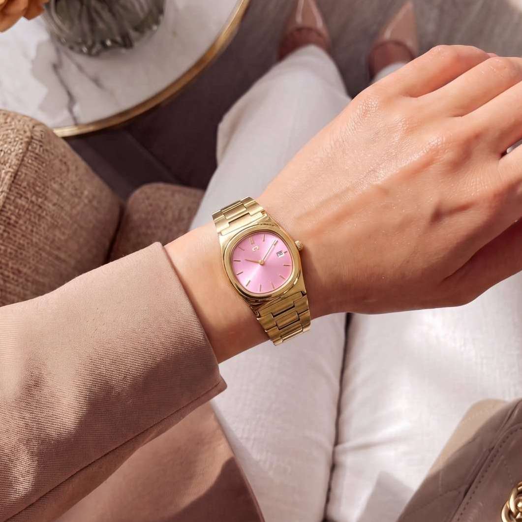 Reloj Dainty ~ Gold-Pink - LePetiteMarie