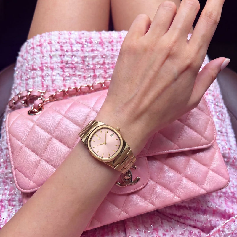 Reloj Dainty ~ Gold-Pink
