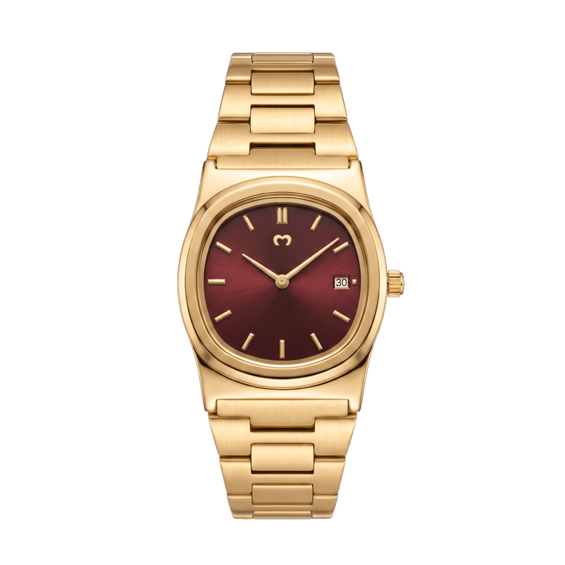 Reloj Dainty ~ Gold-Ruby