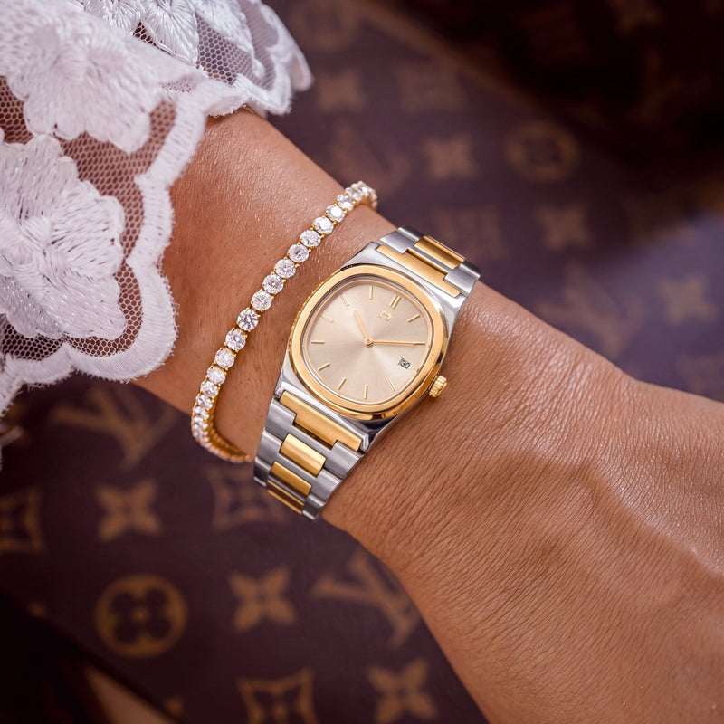 Reloj Dainty ~ Silver-Gold