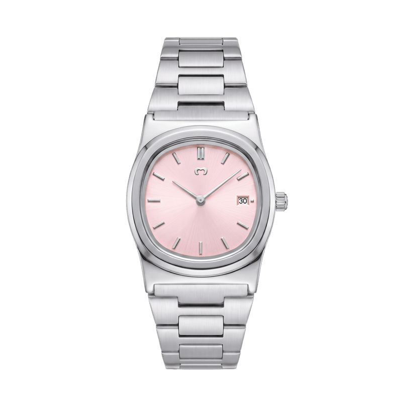 Reloj Dainty ~ Silver-Pink