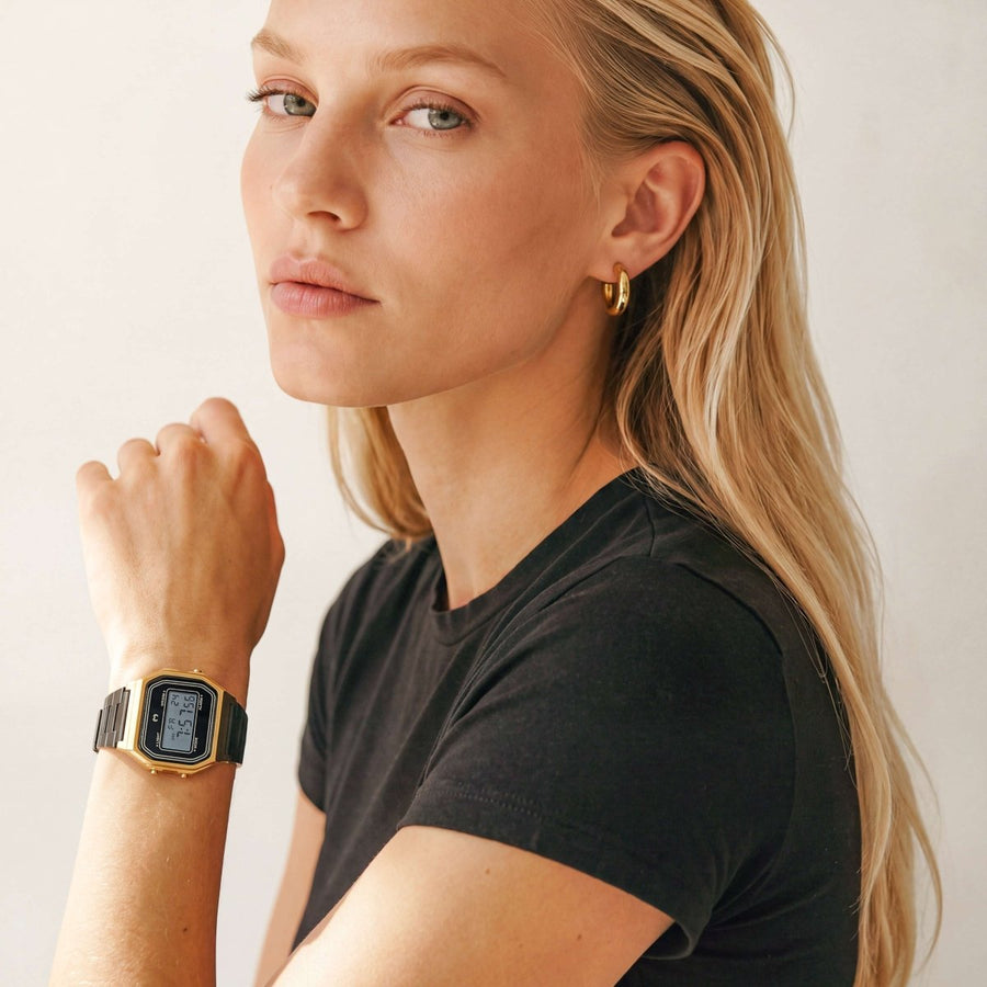 Reloj Digital Vintage ~ BlackGold - LePetiteMarie · puesto