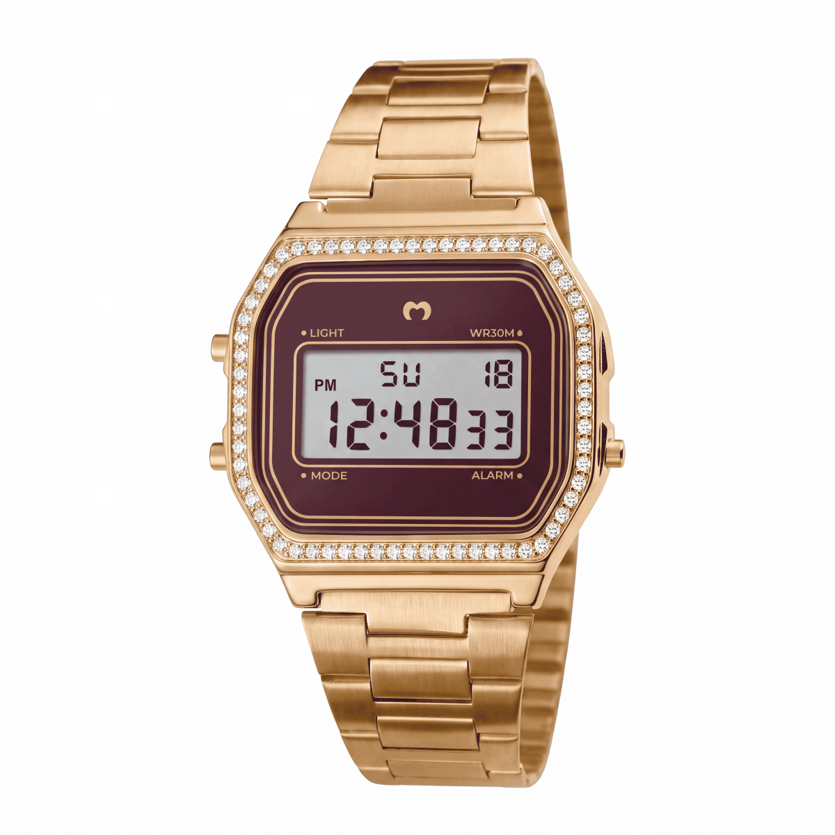 Reloj Digital Vintage Brillo ~ Gold-Vino - LePetiteMarie
