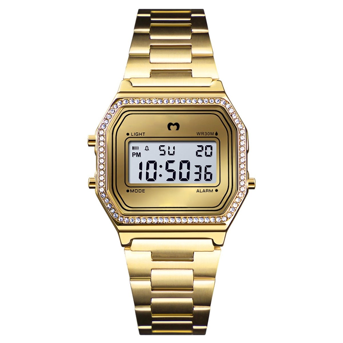 Reloj Digital Vintage Brillo ~ Oro - LePetiteMarie