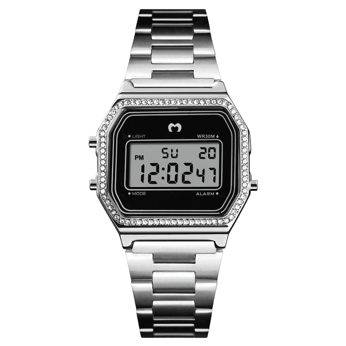 Reloj Digital Vintage Brillo ~ Plata - LePetiteMarie