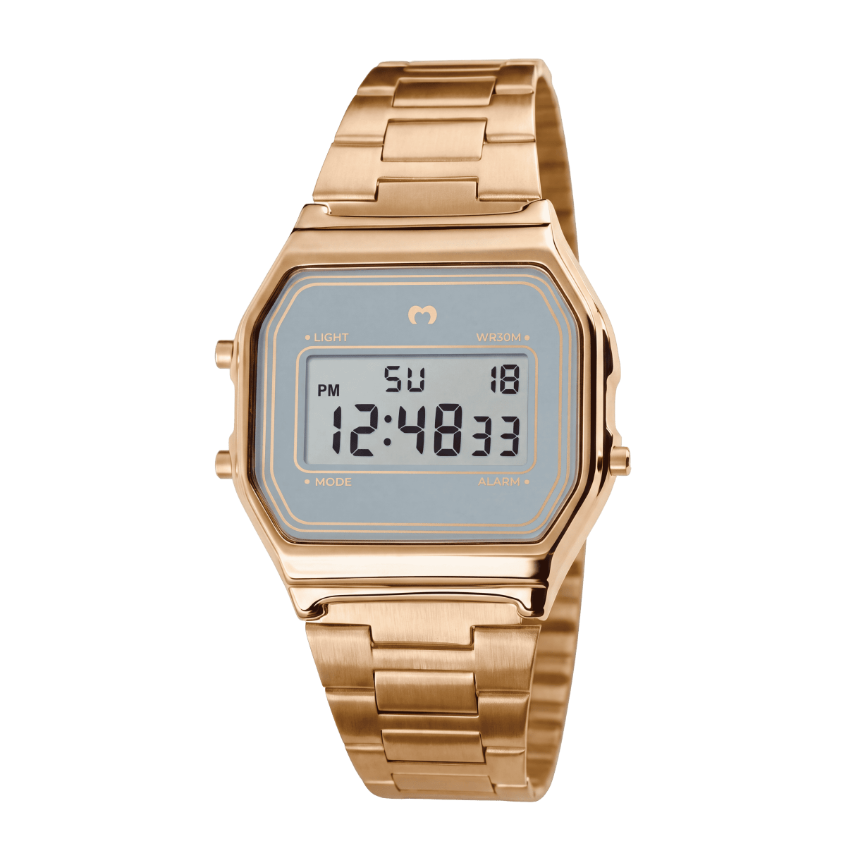 Reloj Digital Vintage ~ Gold-Azul Cielo - LePetiteMarie