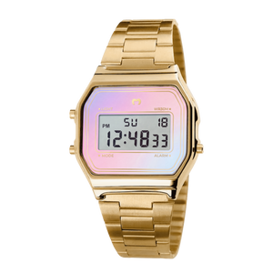 Reloj Digital Vintage ~ Gold-Sky