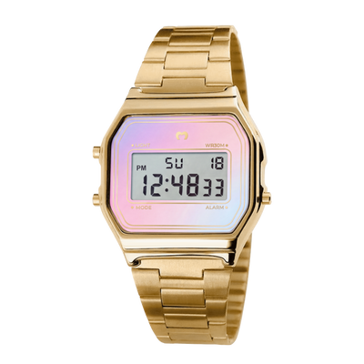 Reloj Digital Vintage ~ Gold-Sky