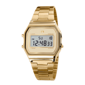 Reloj Digital Vintage ~ Gold-Beige