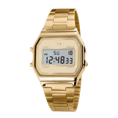 Reloj Digital Vintage ~ Gold-Beige