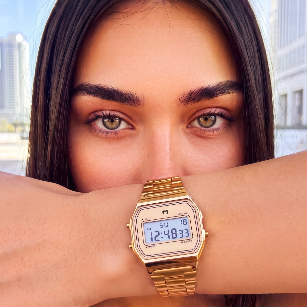 Reloj Digital Vintage ~ Oro - LePetiteMarie