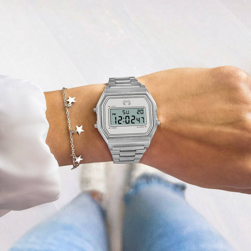Reloj Digital Vintage ~ Plata - LePetiteMarie