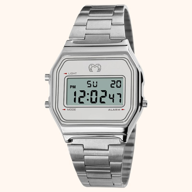 Reloj Digital Vintage ~ Plata - LePetiteMarie