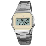 Reloj Digital Vintage ~ Silver-Beige