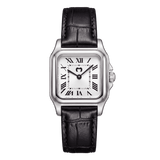 Reloj ~ Europa CUERO Silver-White
