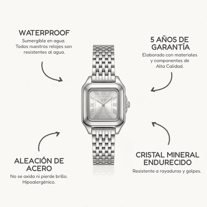 Reloj ~ Europa Silver - LePetiteMarie