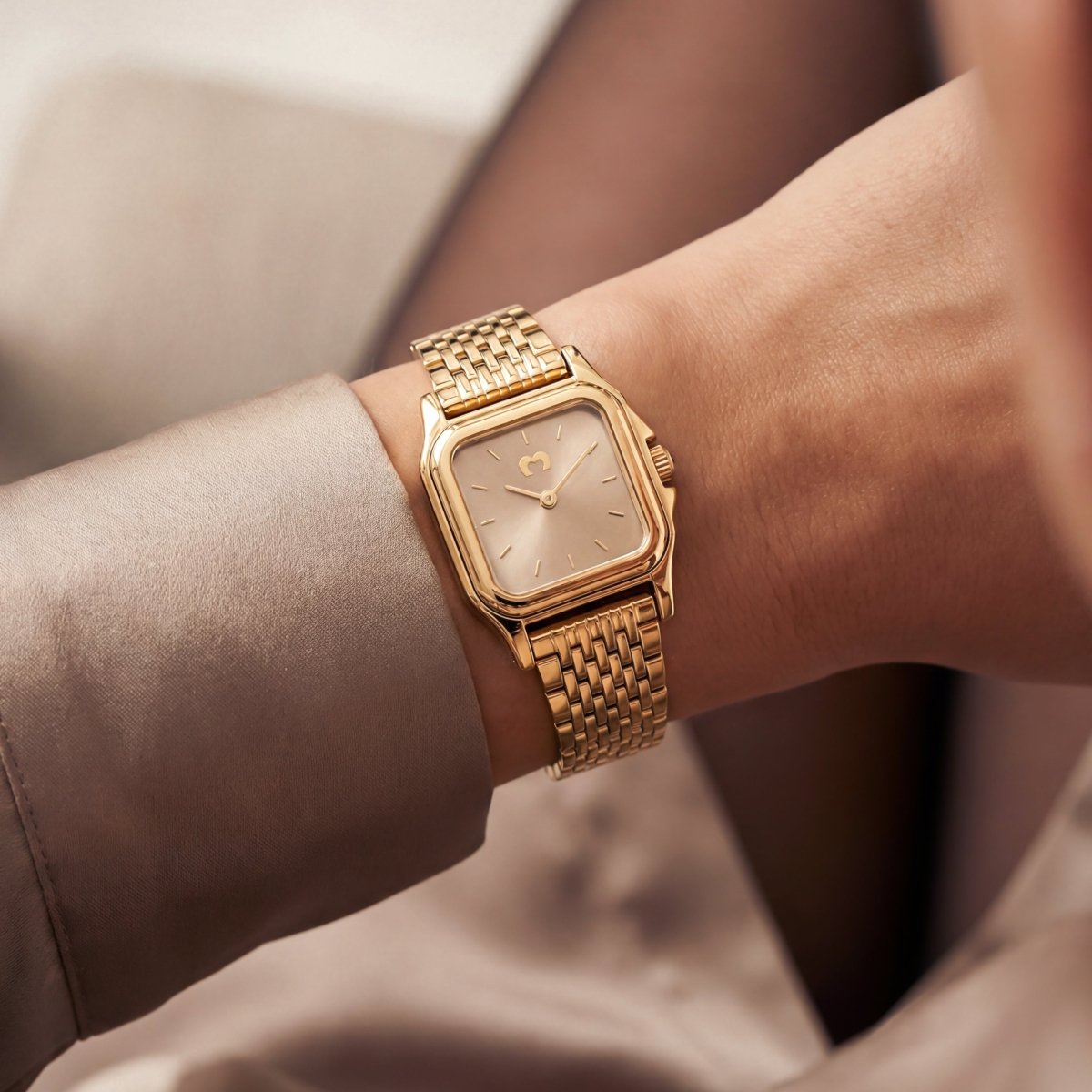 Reloj ~ Hampton Gold Champagne - LePetiteMarie