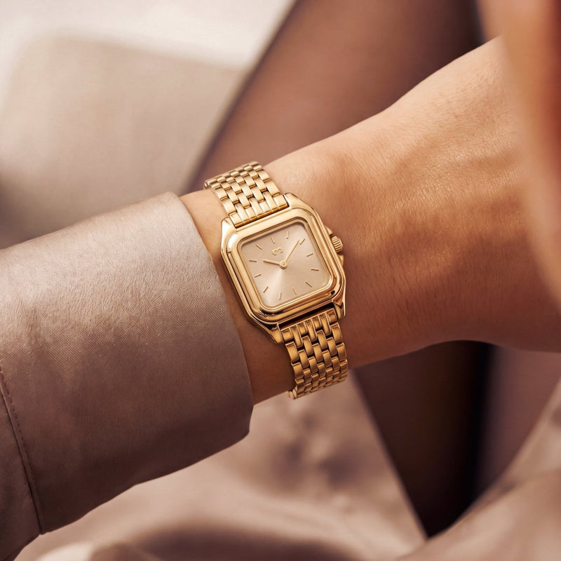 Reloj ~ Hampton Gold Champagne