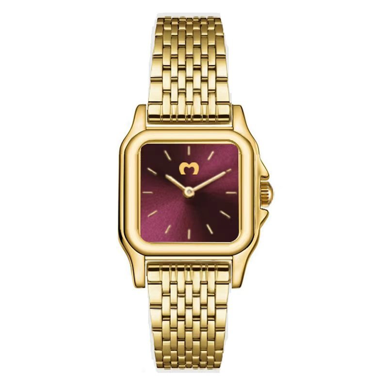 Reloj ~ Hampton Gold-Garnet