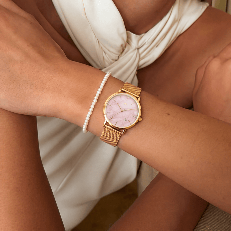 Reloj Petite Marie ~ Gold-Pink