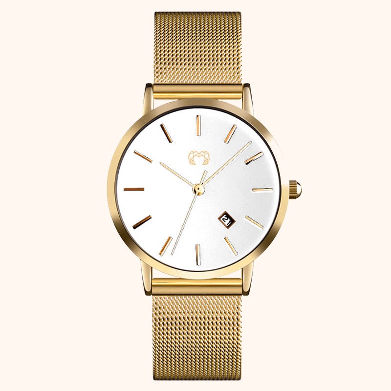 Reloj Petite Marie ~ GoldWhite - LePetiteMarie