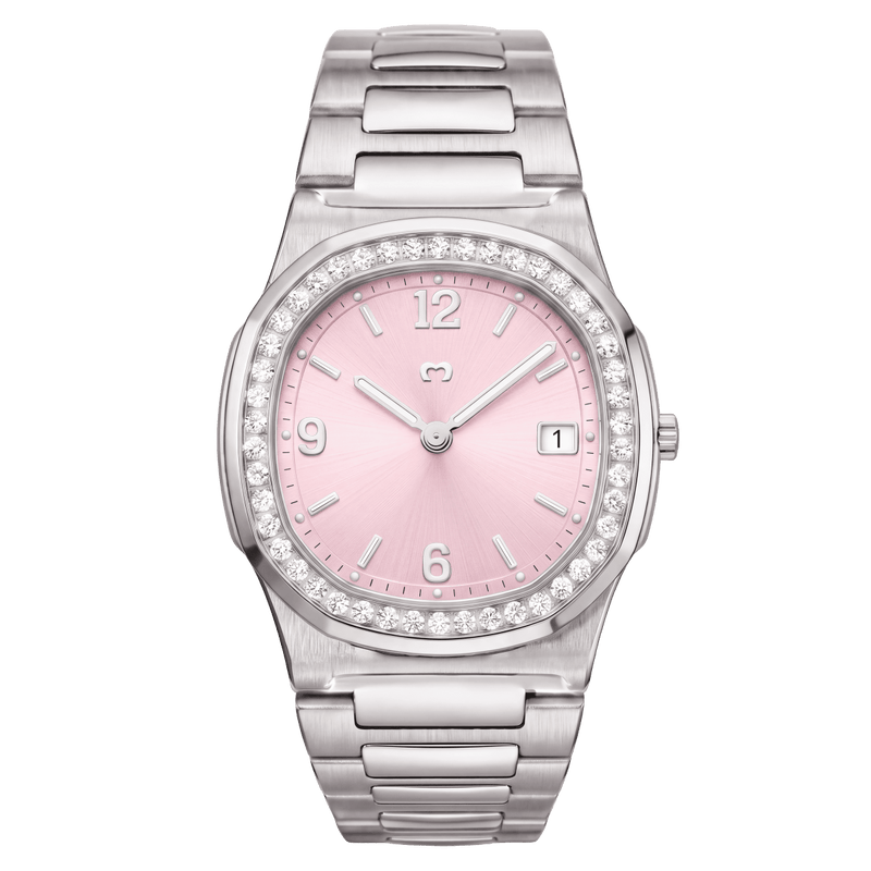 Reloj Prestige ~ Silver-Pink