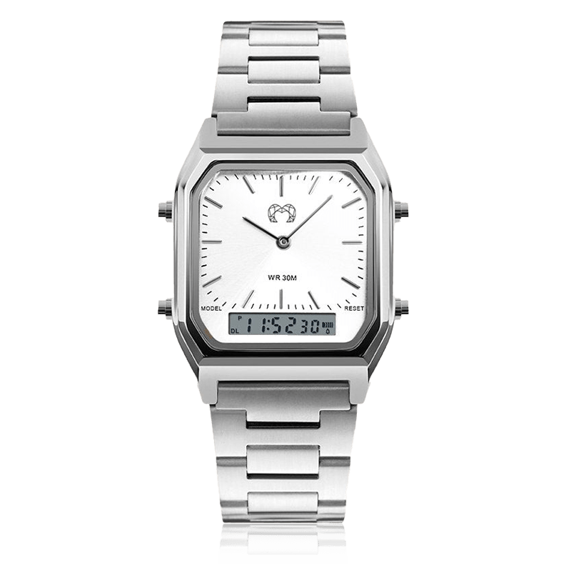 Reloj Vintage Retro ~ SilverWhite - LePetiteMarie