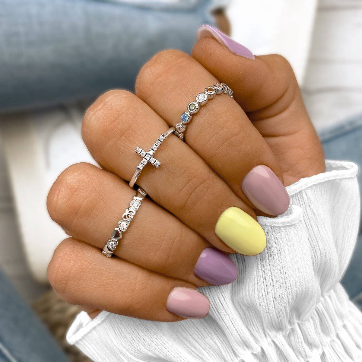 Anillo Cruz Religiosa - LePetiteMarie