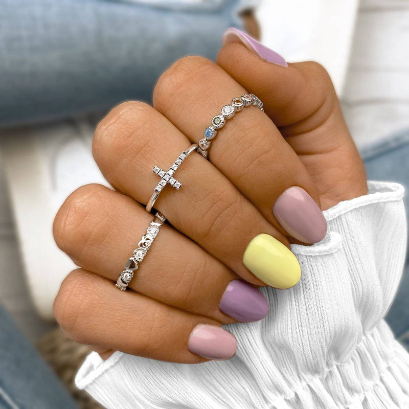 Anillo Cruz Religiosa - LePetiteMarie