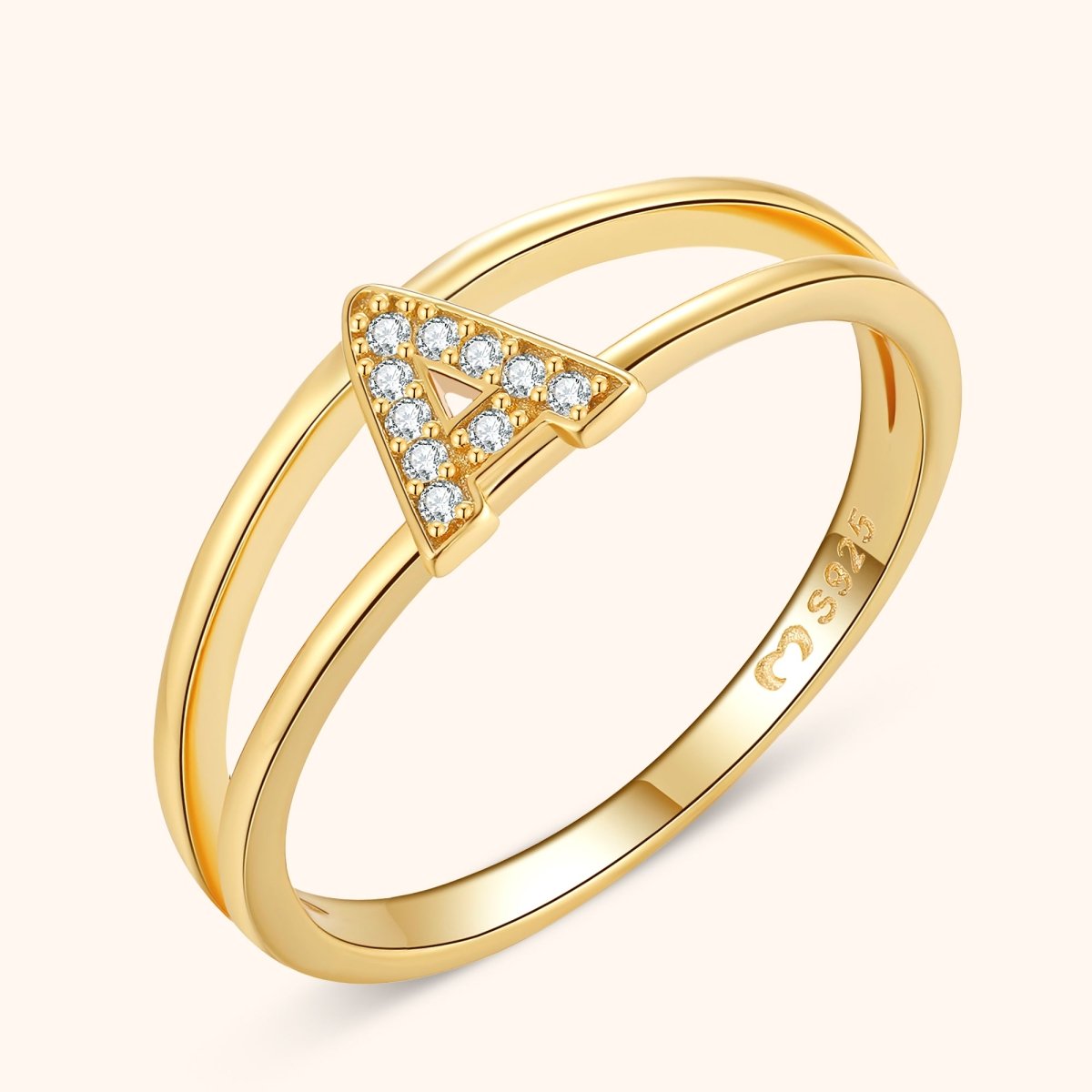 Anillo Iniciales Doradas - LePetiteMarie