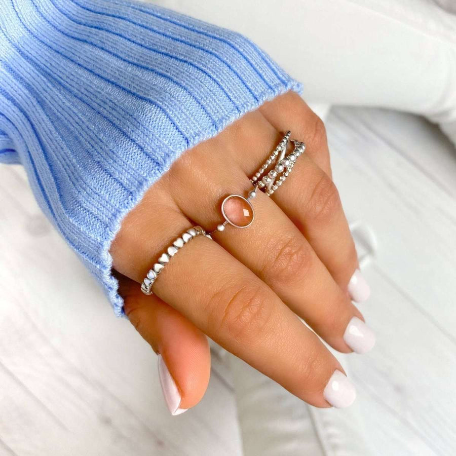 Anillo Rosa Brillo - LePetiteMarie · puesto