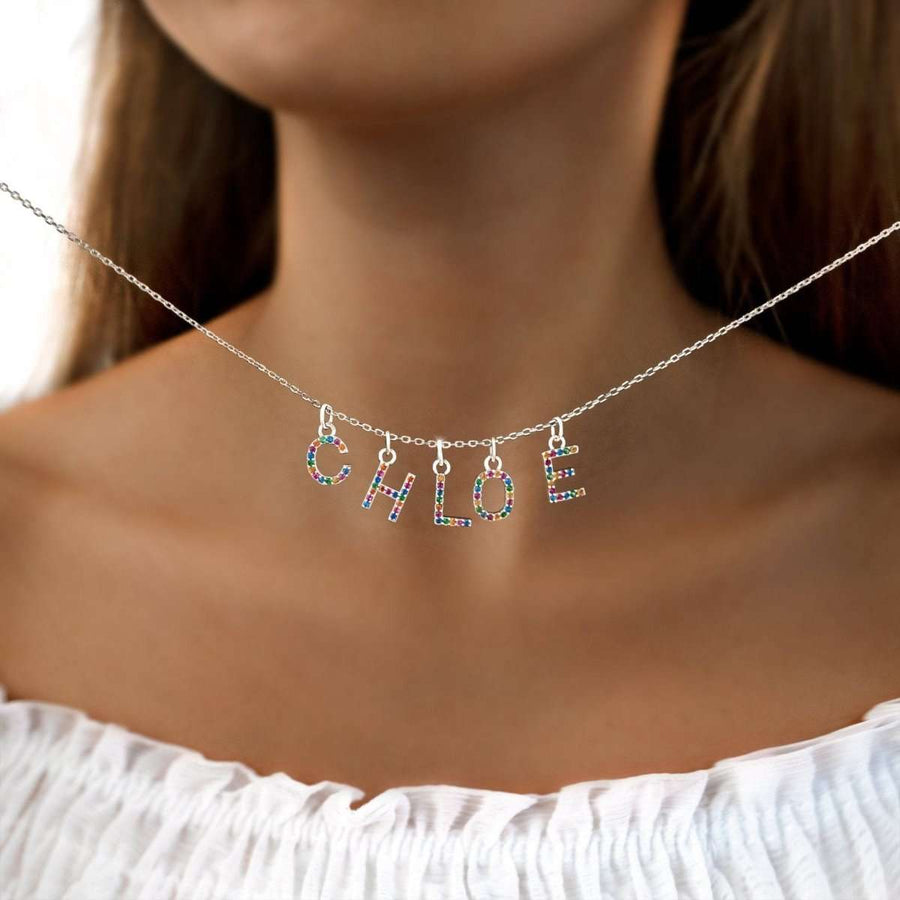 Collar Color Inicial - LePetiteMarie · puesto