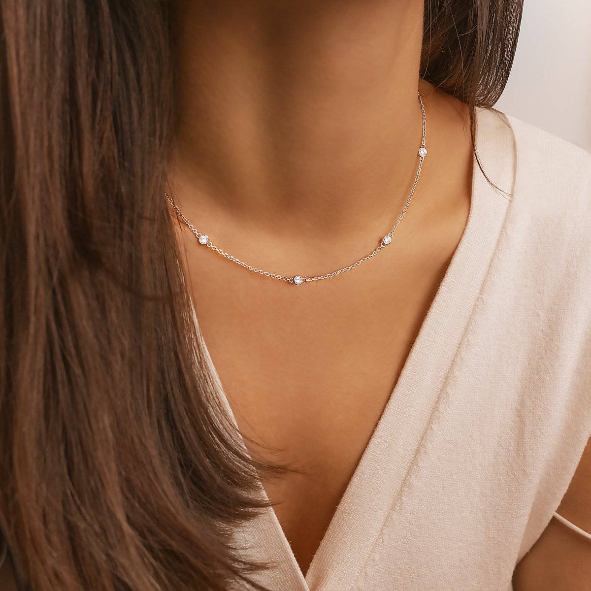 Collar Diamonds - LePetiteMarie