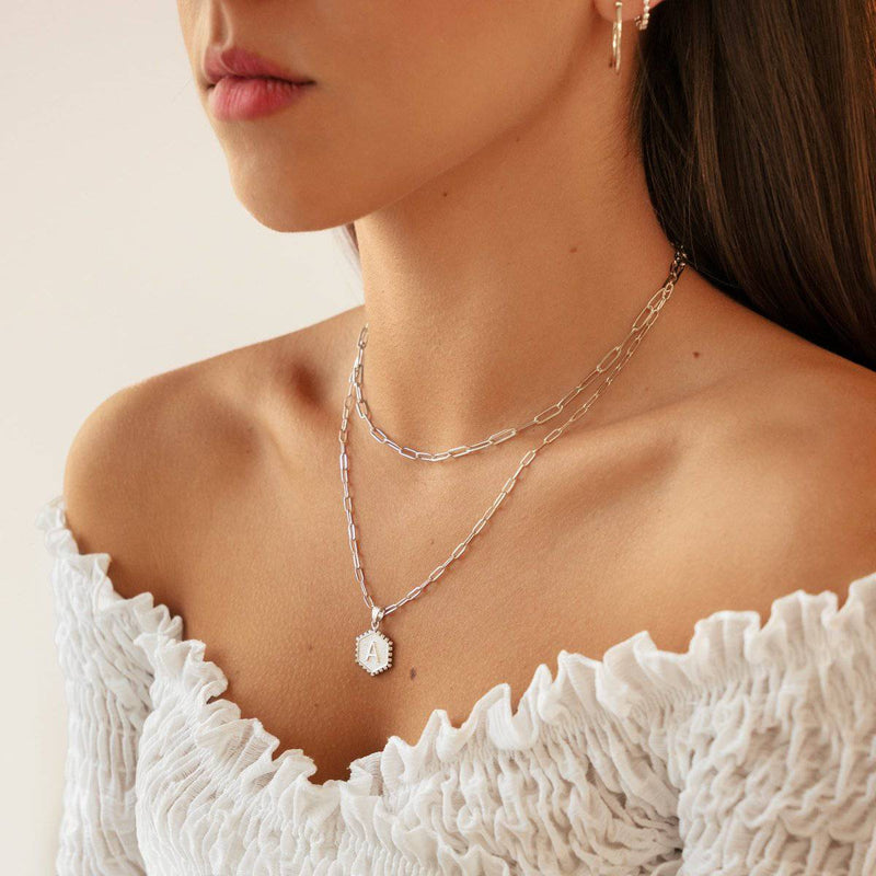 Collar Inicial Cadenas - LePetiteMarie