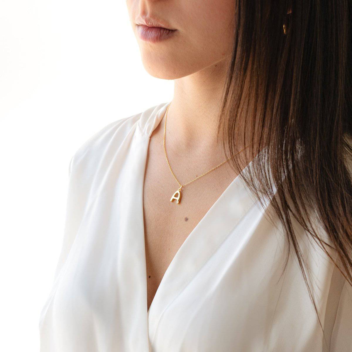 Collar Inicial Glitter - LePetiteMarie
