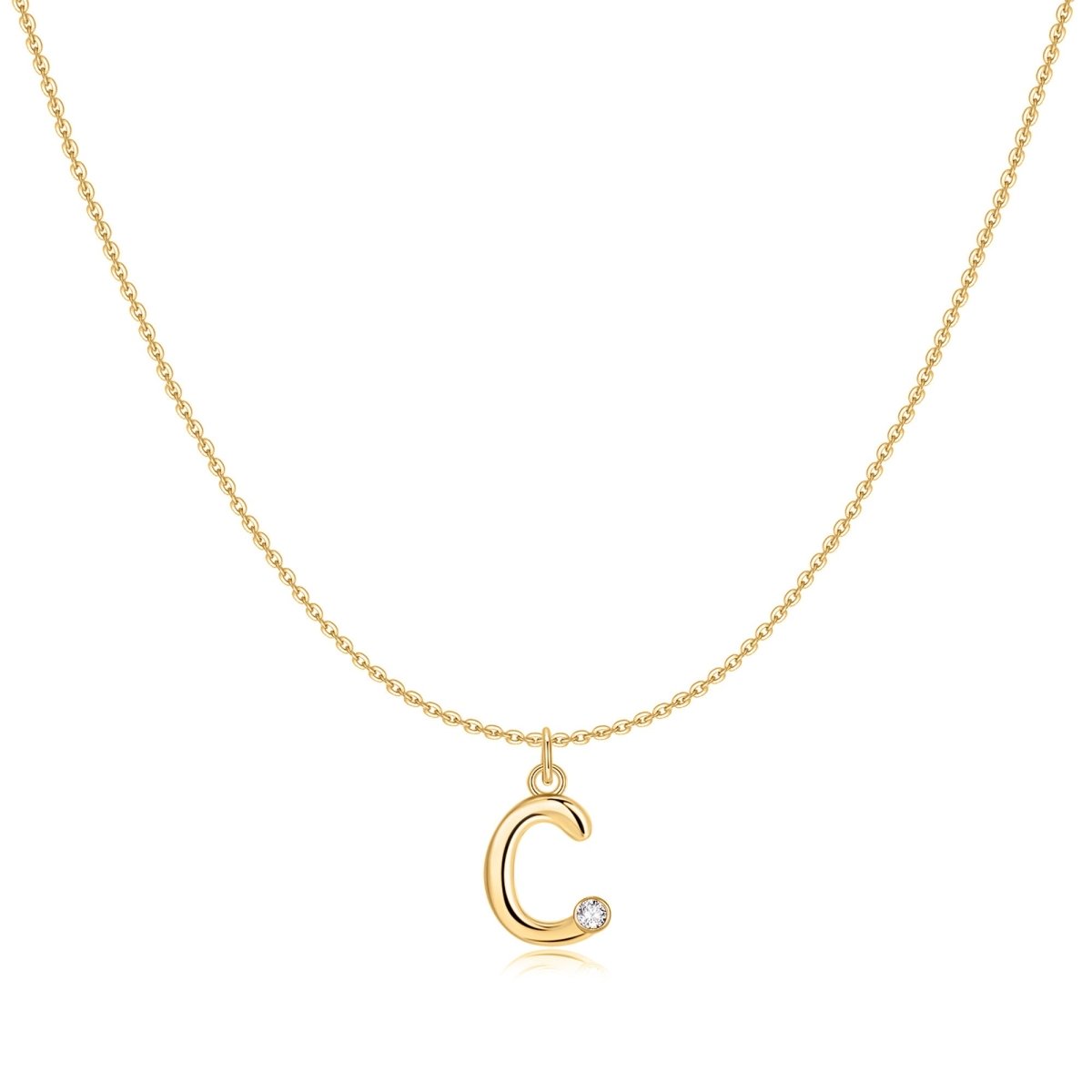 Collar Inicial Glitter - LePetiteMarie