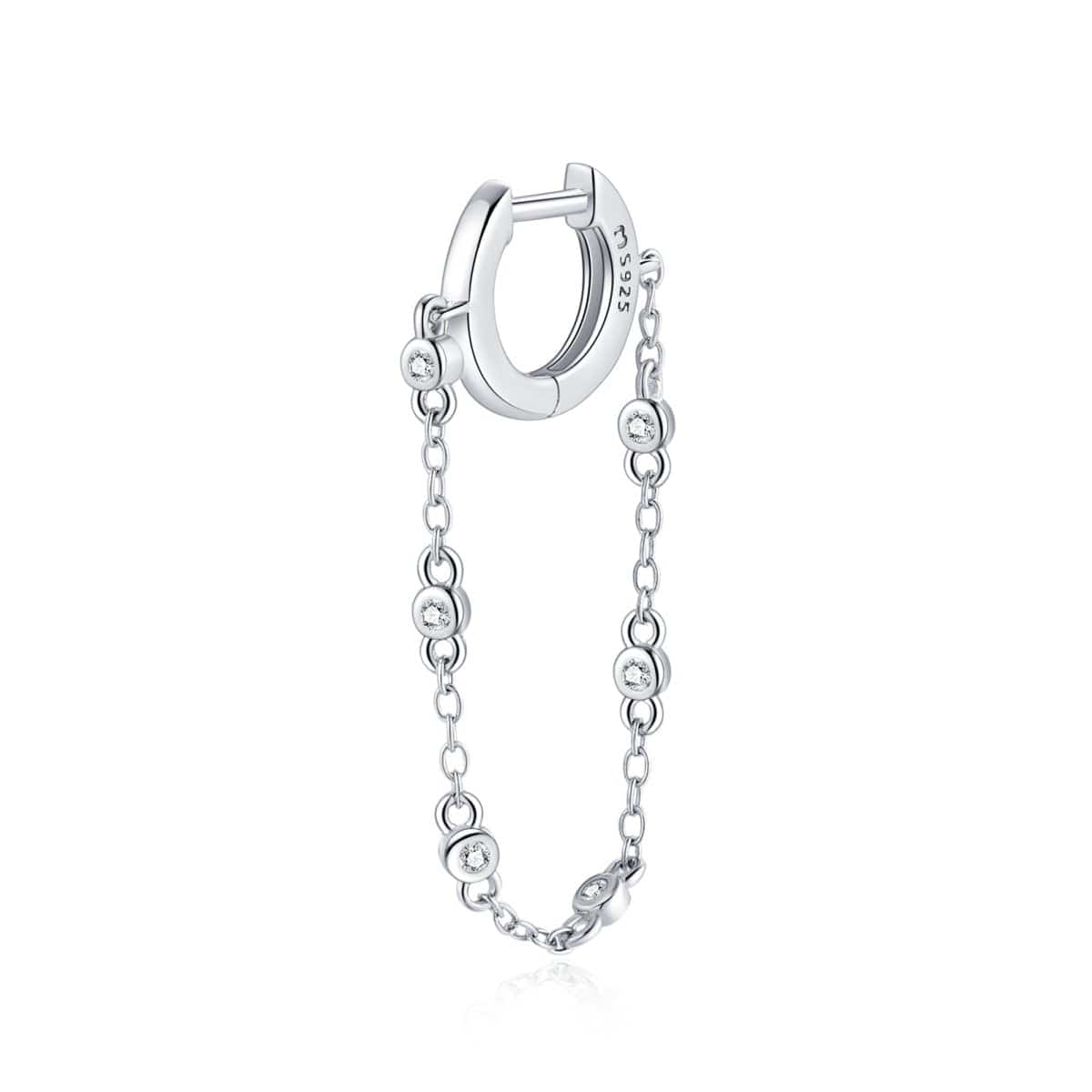 Pendiente Argolla y Cadena - LePetiteMarie