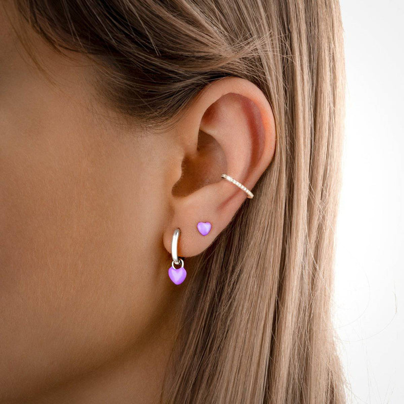 Pendientes Colores Corazón - LePetiteMarie