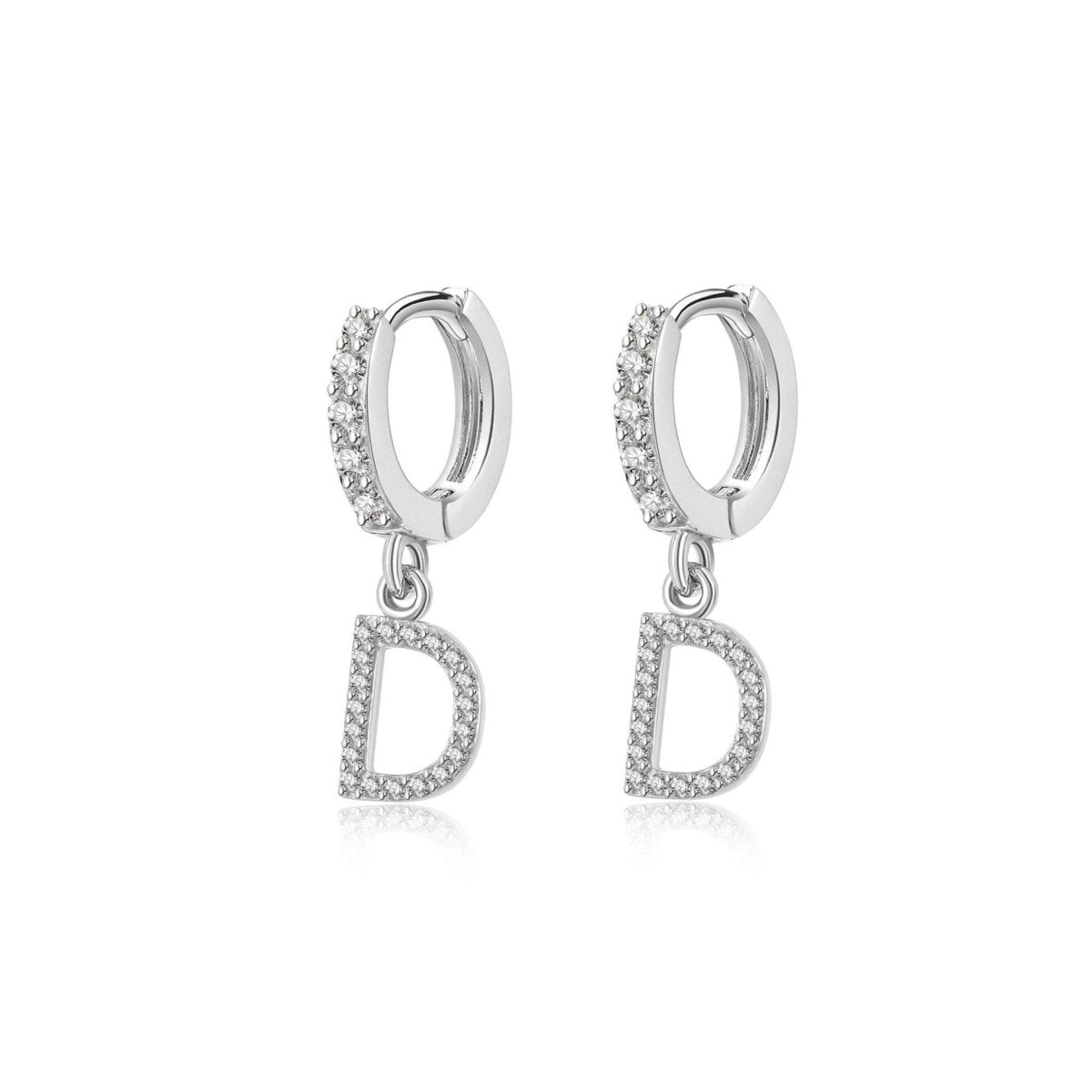 Pendientes Inicial Hoops - LePetiteMarie