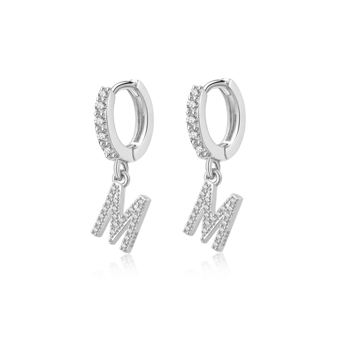 Pendientes Inicial Hoops - LePetiteMarie