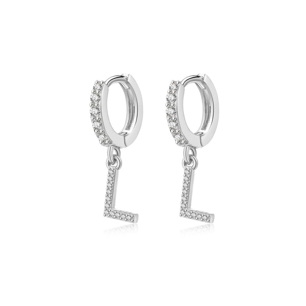 Pendientes Inicial Hoops - LePetiteMarie
