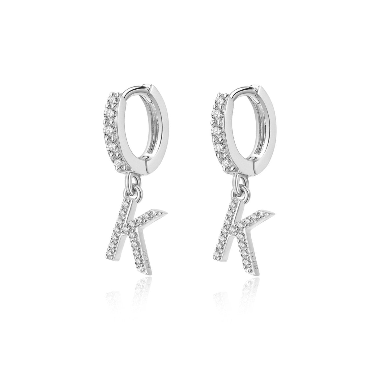 Pendientes Inicial Hoops - LePetiteMarie