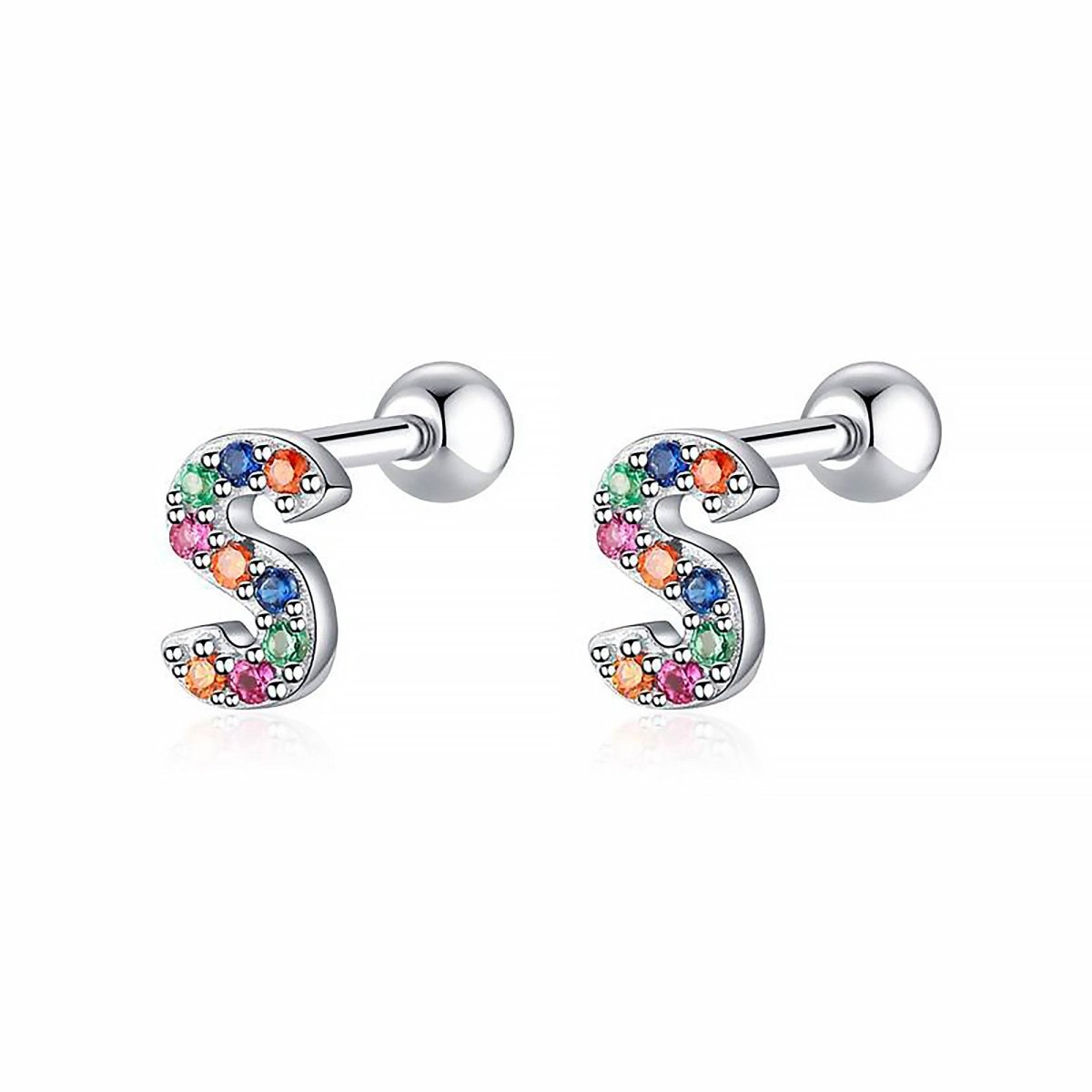 Pendientes Letritas Color - LePetiteMarie