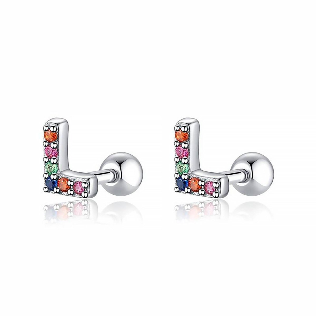 Pendientes Letritas Color - LePetiteMarie