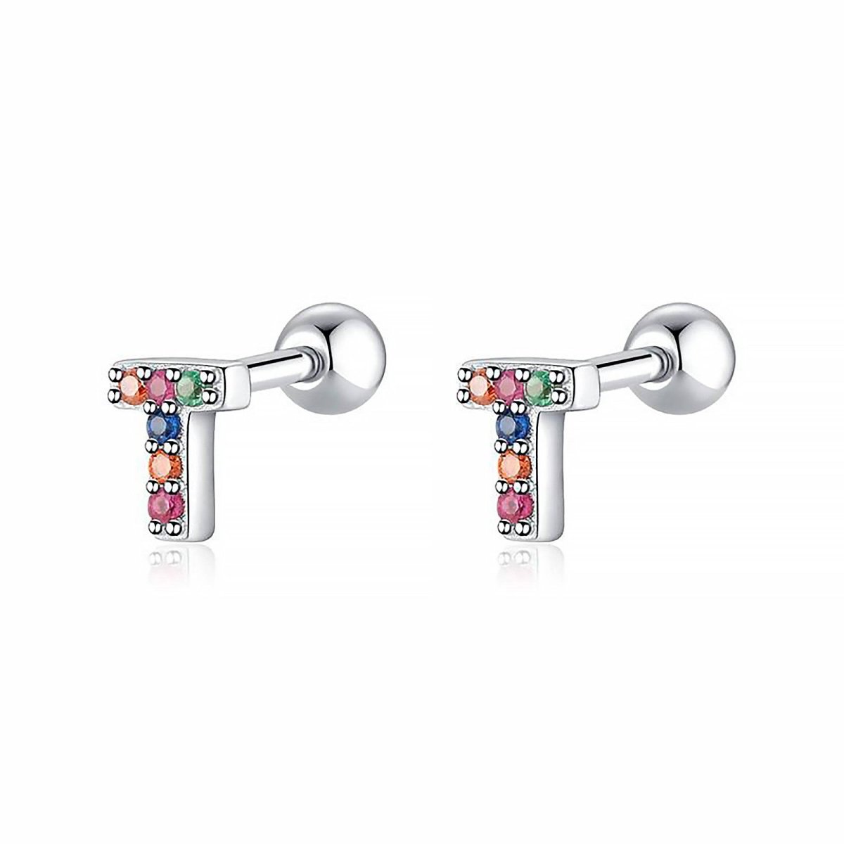 Pendientes Letritas Color - LePetiteMarie