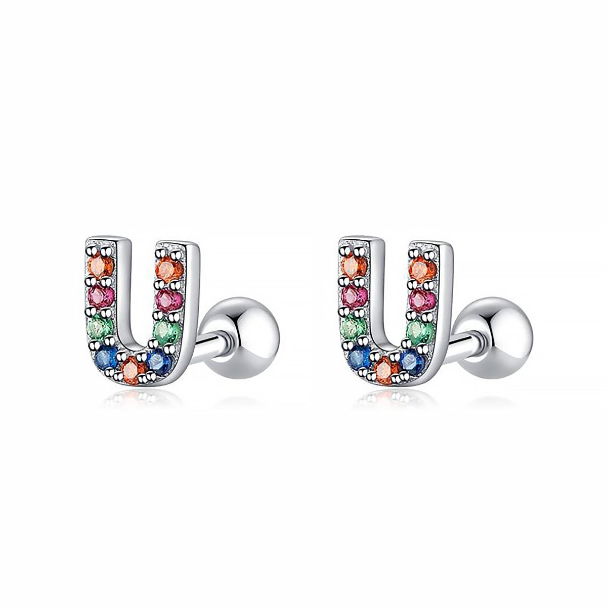 Pendientes Letritas Color - LePetiteMarie