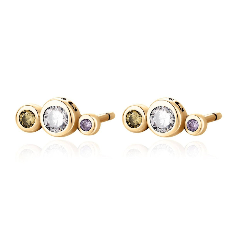 Pendientes Tres Brillantes