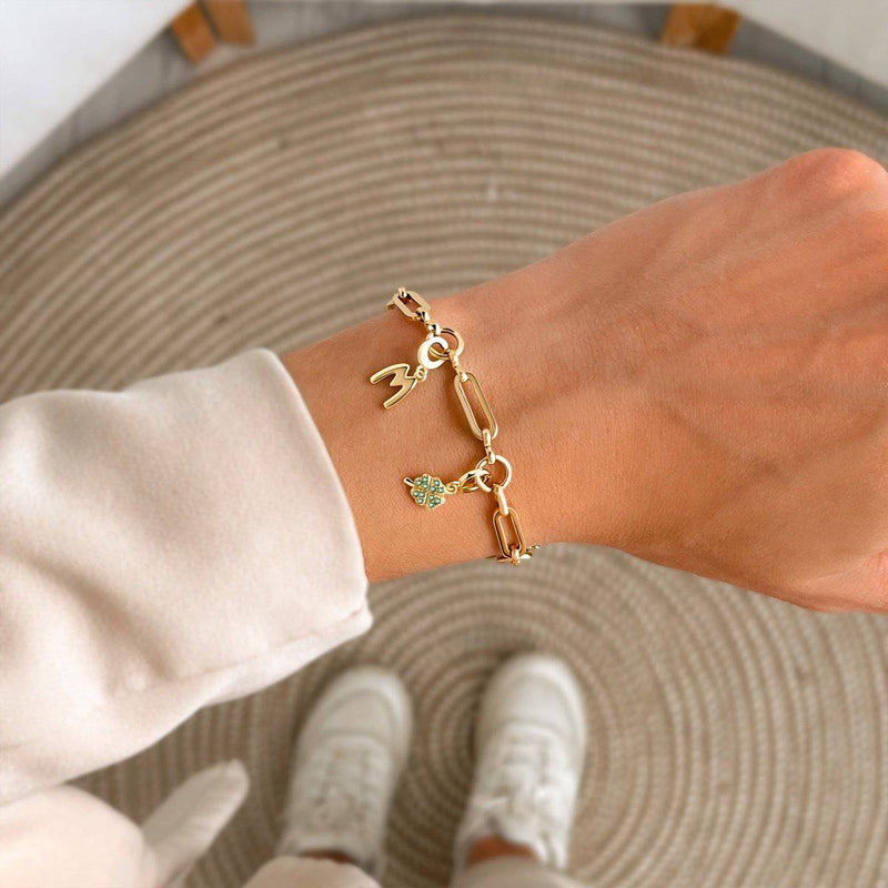 Pulsera Eslabón y Círculo - LePetiteMarie
