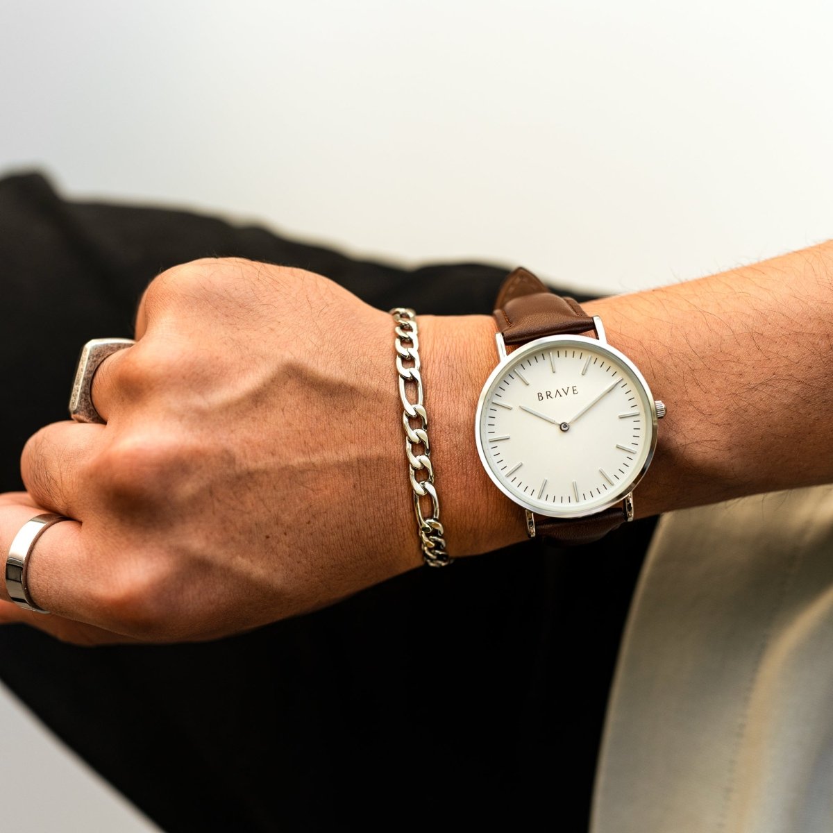 Pulsera Hombre BRAVE Titanium - LePetiteMarie