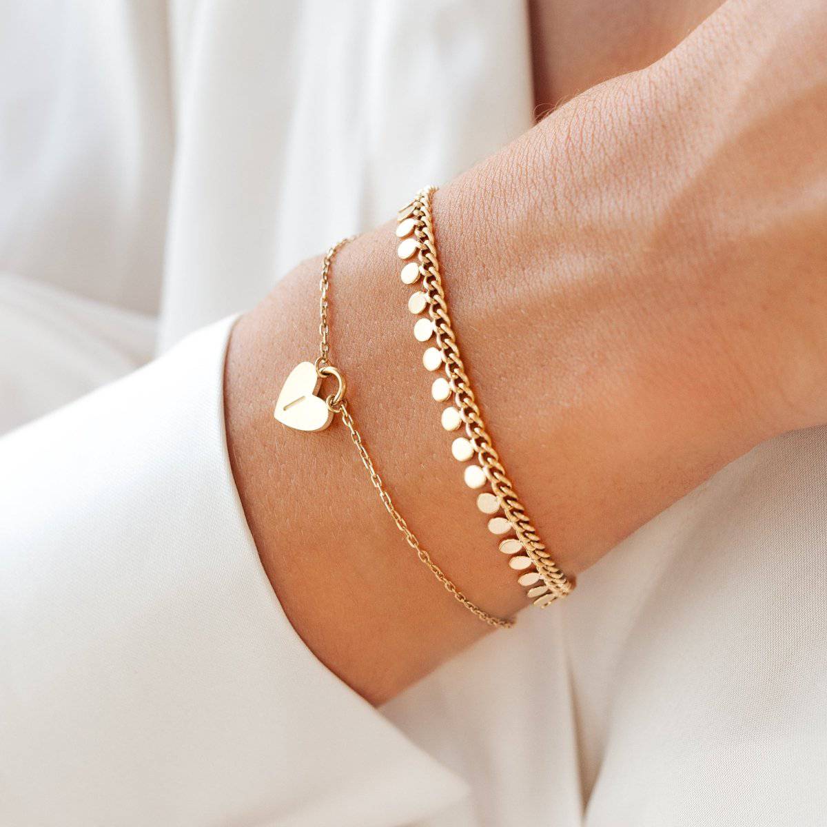 Pulsera Inicial Corazón - LePetiteMarie